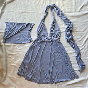 EUC Beautiful Periwinkle Infinity Dress, 100 different styles in ONE dress!!!